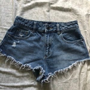 RVCA denim shorts